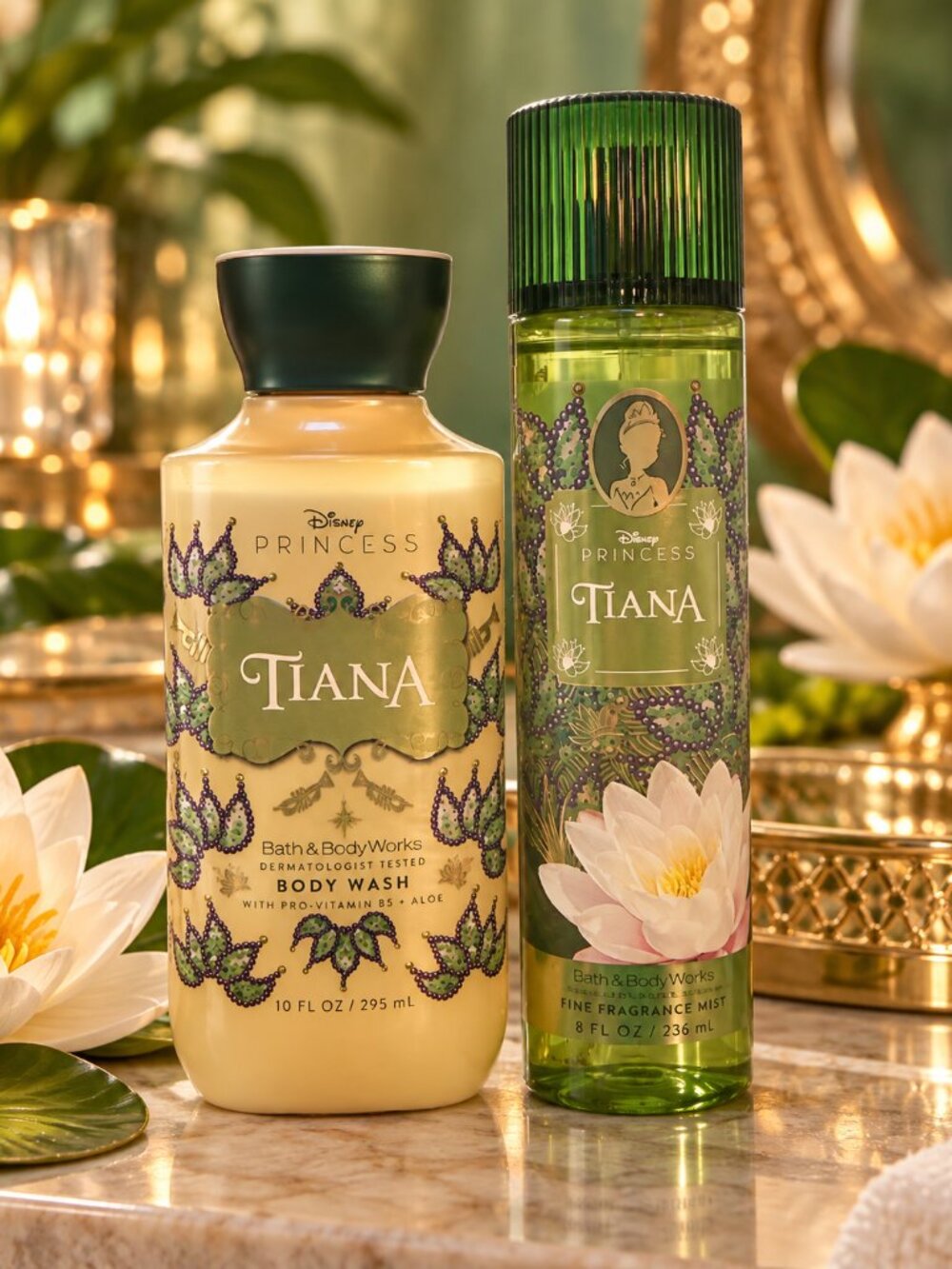 Bath & Body Works Tiana Body Wash & Fragrance Mist Set